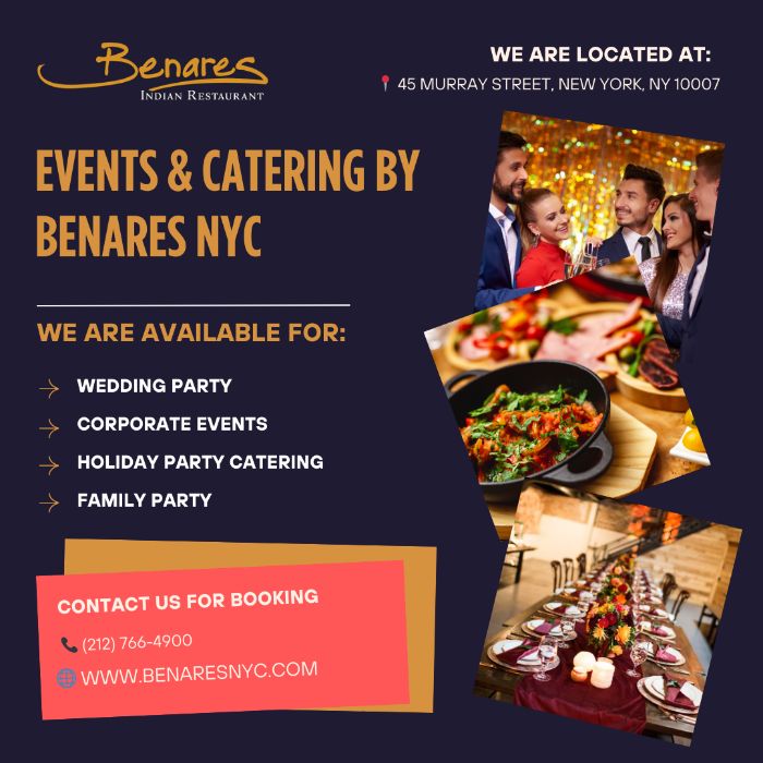 Premium Events Catering by Benares NYC