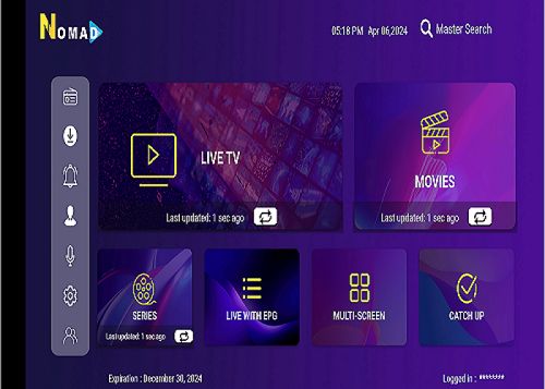 Top Nomad IPTV Service with 15,000 Channels