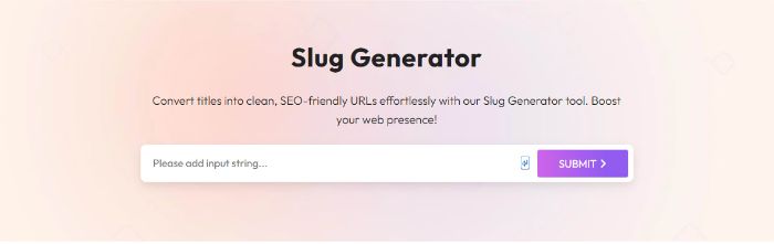 Free Slug Generator Tool Quick Reliable SEO Solution