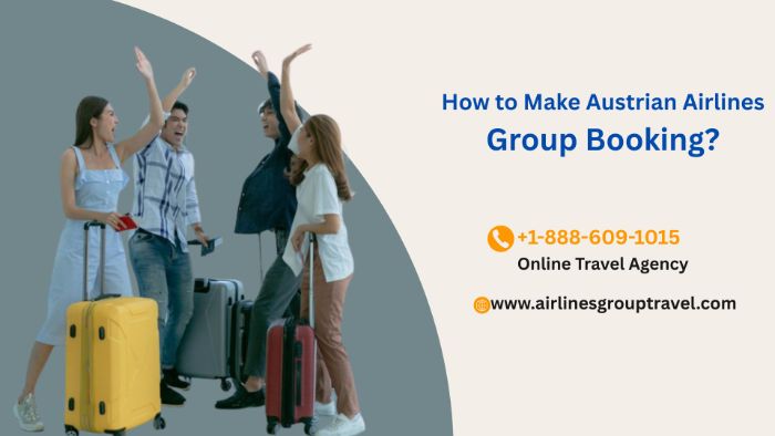 How to Make Austrian Airlines Group Booking?