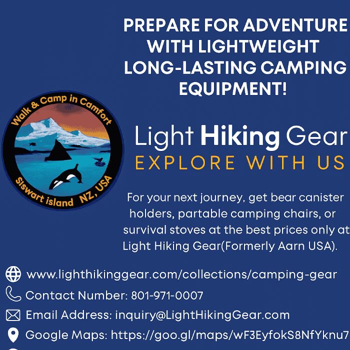 Light Camping Gear Light Hiking Gear