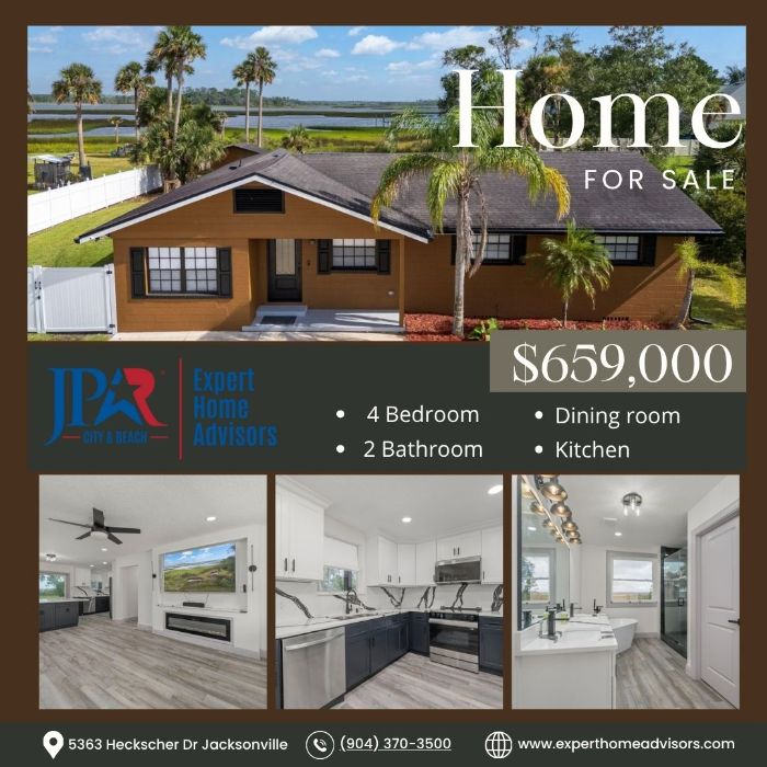 Classic 1960 Waterfront Home Near Amelia Island
