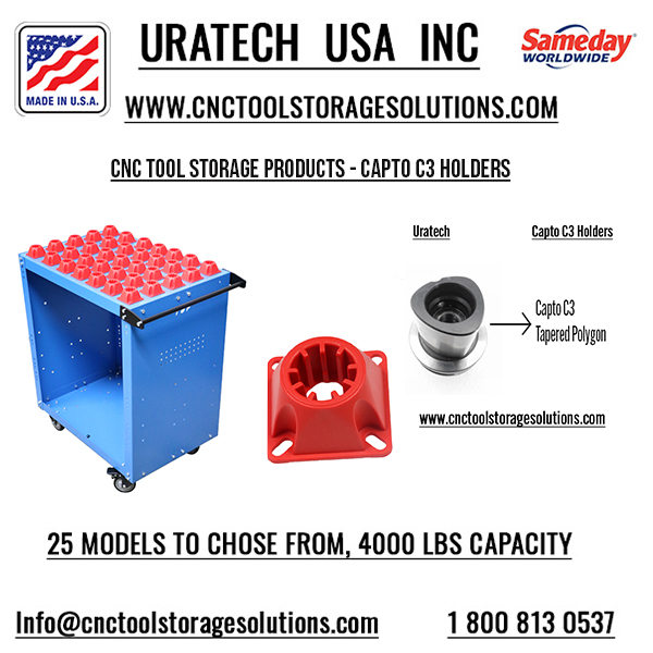 Uratech: HighQuality CNC Tool Storage for CAPTO C3 holders