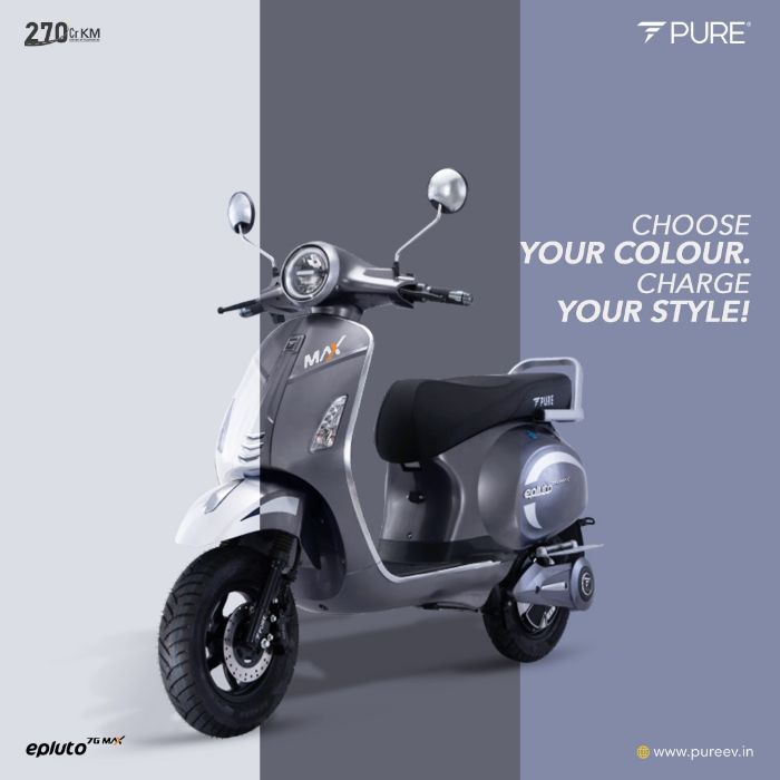 PURE EV ePluto 7G Max Extended Range Plush Ride