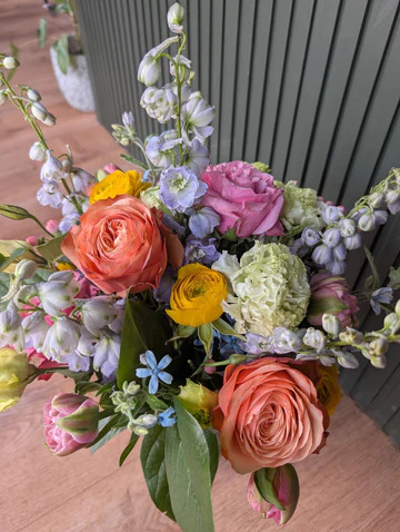 Elegant Funeral Flowers Pittsburgh PA by Roots to Petals Studio