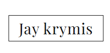 Jay Krymis
