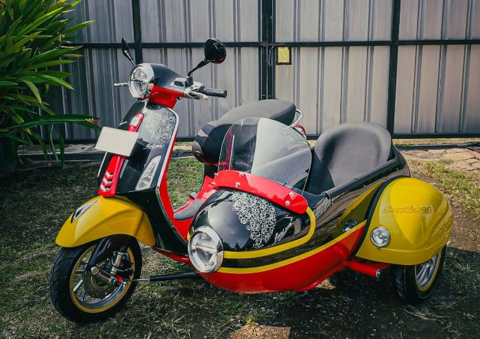 Sidecar Kit for Vespa Primavera Mickey Mouse model