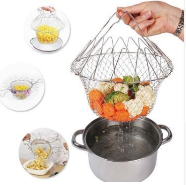 Cookware Essentials: MultiFunction Deep Fry Washing Basket