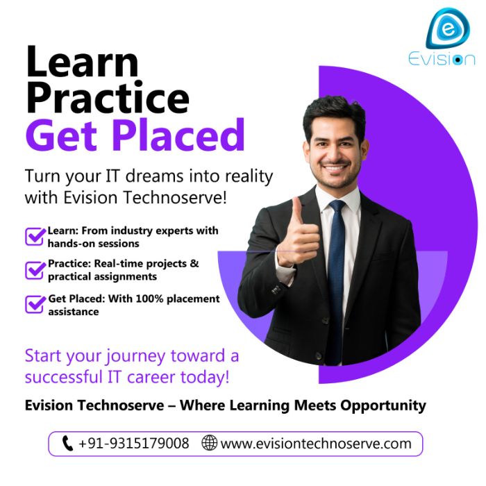 Learn Practice Get Placed Master IT Skills Evision Technoserve