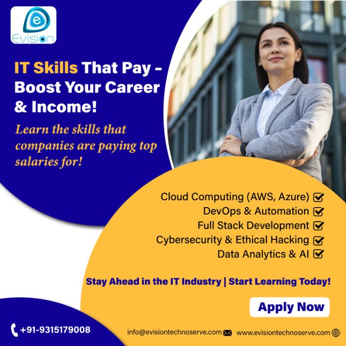 Tech Skills That Pay Off Evision Technoserve