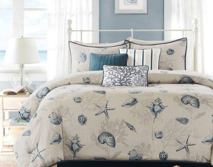 Bayside Nautical Comforter Set Cotton 7PC