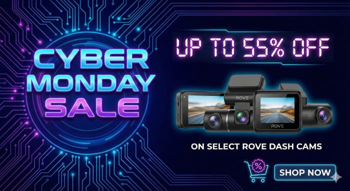 Cyber Monday Sale Up to 55 off on Selected Rove Dash Cams