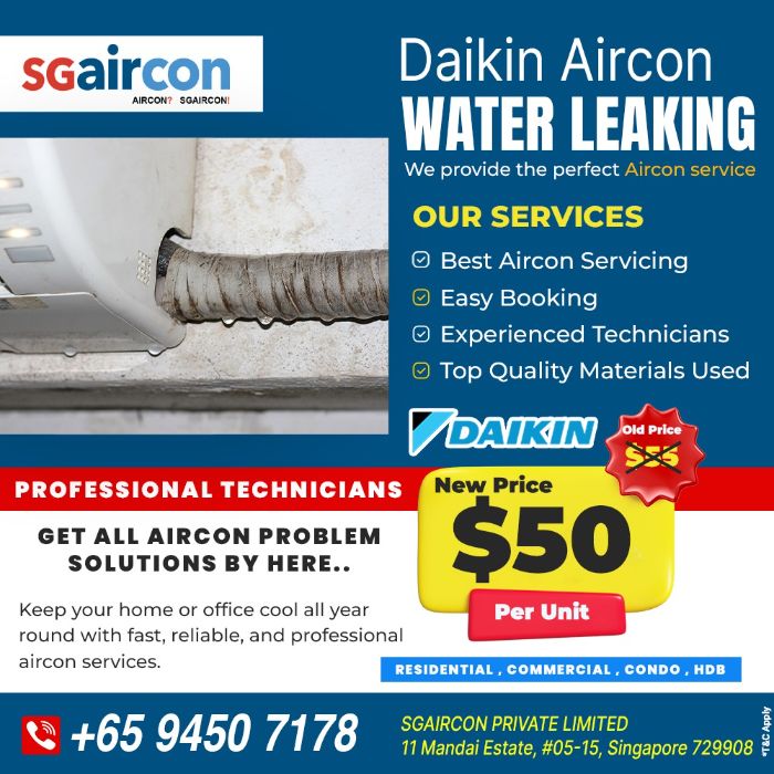 Daikin aircon water leaking Daikin aircon water leaking