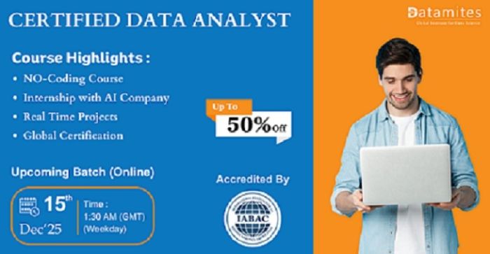 Data Analyst offline Classes in Vadodara
