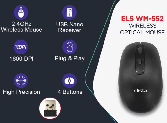 Get Best wireless Mouse in India with Elista