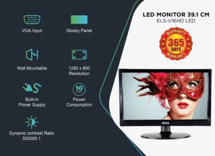 Get LED Monitor with Elista