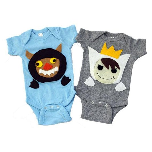 A Wild Boy A Wild Monster Infant Bodysuits Combo