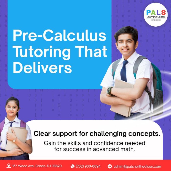 PALS PreCalculus PreCalculus Tutoring Program Edison NJ