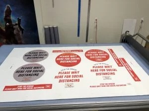 Commercial Custom Floor Decals Design, Print Install