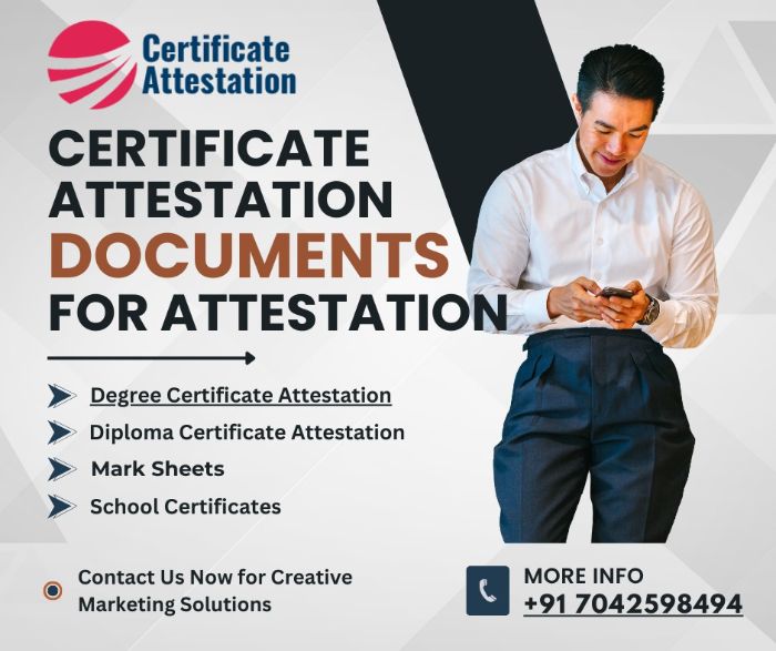 Educational Certificate Attestation Services