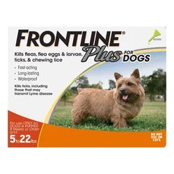Frontline Plus for Dogs Fast Flea Tick Protection