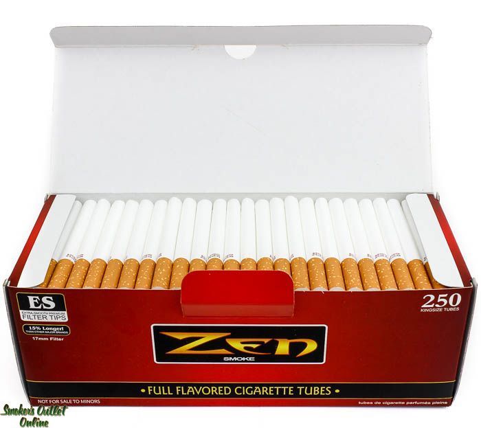 Shop Zen Tubes 250 ct. Red King at Smokers Outlet Online