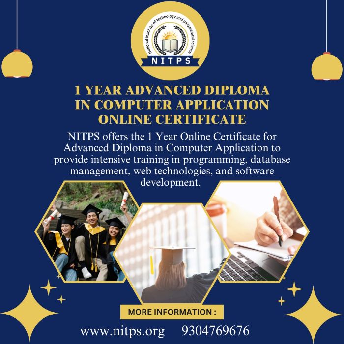 Advanced Diploma in Computer Application (ADCA) Certificate