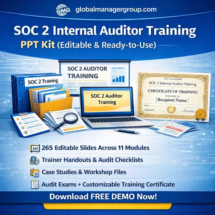 Complete SOC 2 Auditor Training Toolkit for InHouse Programs