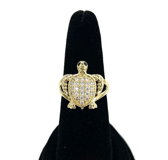 Lucky Charm Turtle Ring