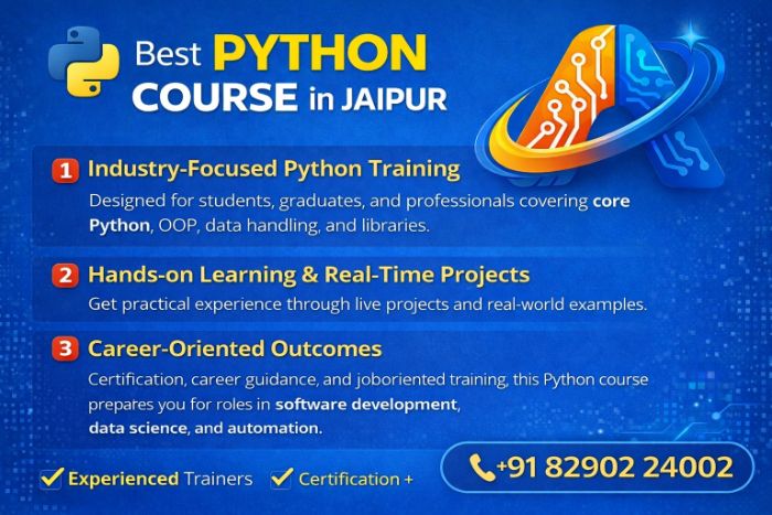 Best Python Course in Jaipur Best Python Course in Jaipur