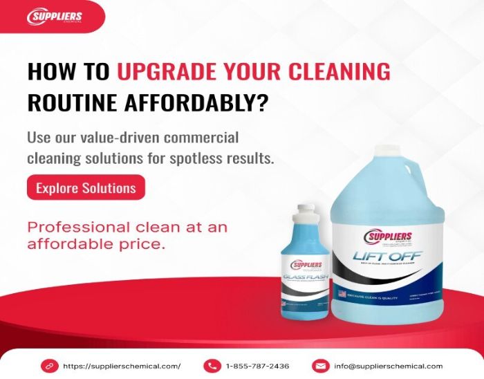 Effective Commercial Cleaning Chemicals for Industries USA