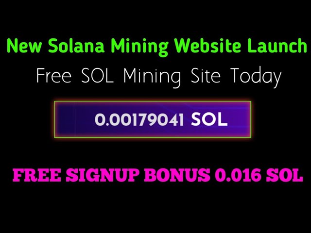 FREE SOLANA MINING SITE TO EARN FREE MONEY THIS 2026!!!..