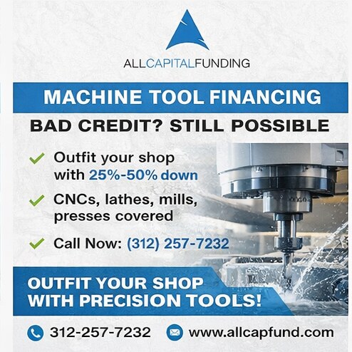 Machine Tool Financing