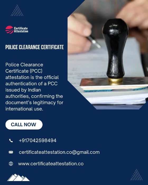 PCC Attestation Certificate Services