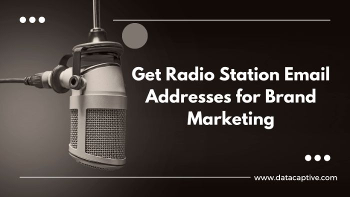 US Radio Station Email List for Media Advertising Sales