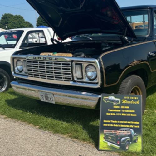 Custom Car Show Signs Boards Personalized Display for Your Ride
