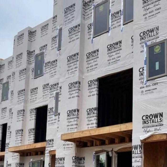 Durable Housewrap Installation