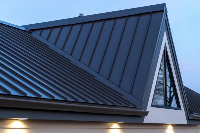 Half round gutter installation in Marshfield