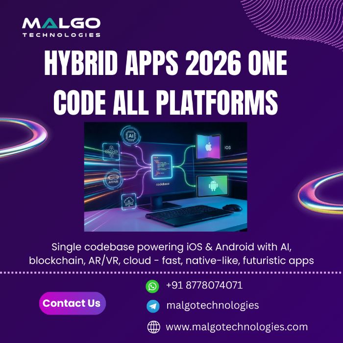 Hybrid App Development One Codebase, iOS Android