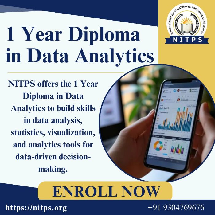 Diploma in Data Analytics Course Certificate