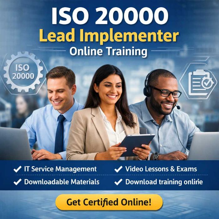 ISO 20000 Lead Implementer Elearning Program