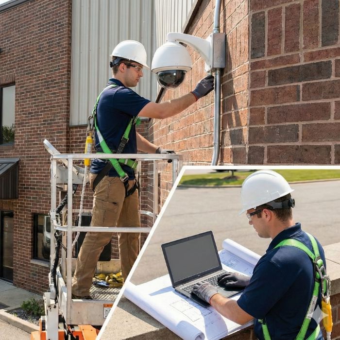 Warehouse Security Camera Installation Winnipeg