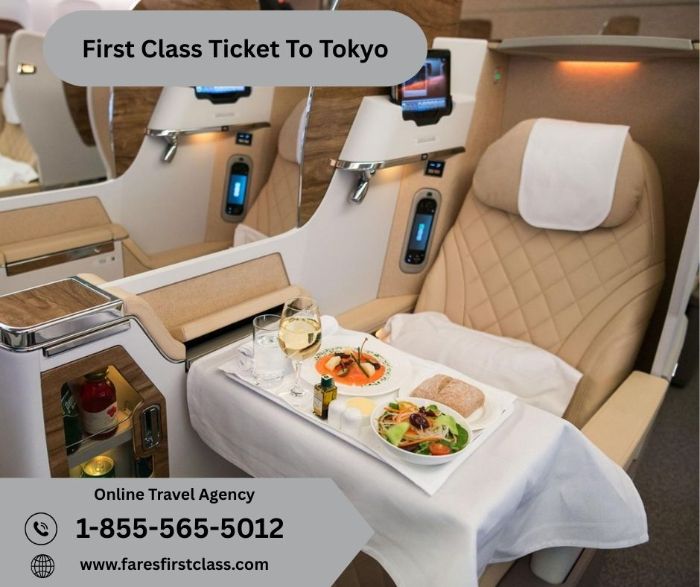 What does a first class ticket to Tokyo cost?