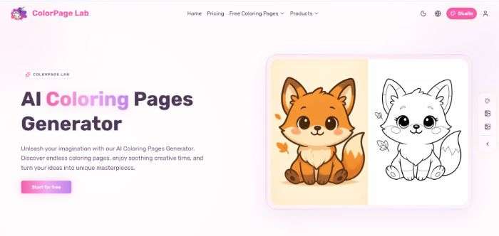 AI Coloring Pages Generator