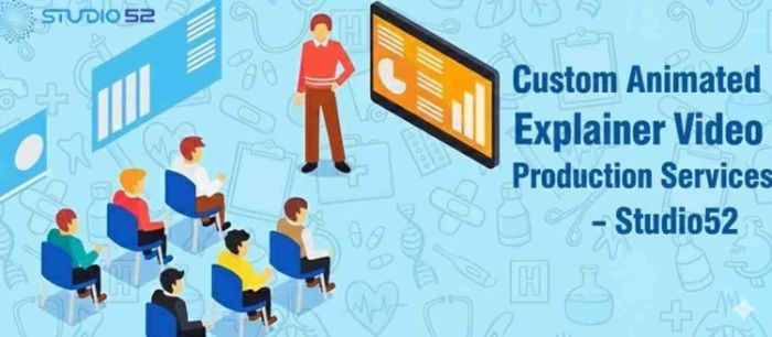 Custom Animated Explainer Video Production Services Studio52