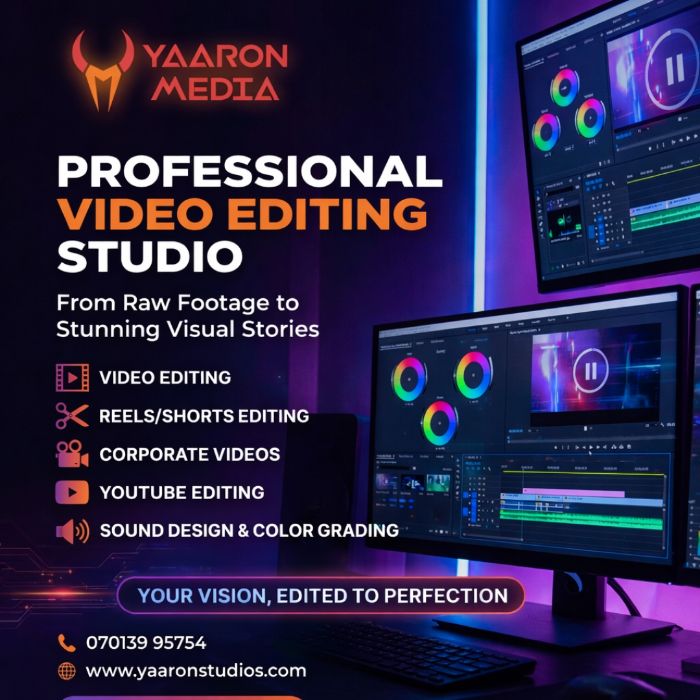 Video Editing Services Yaaron Studios