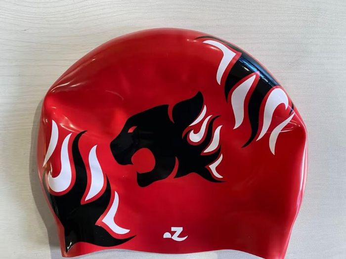Custom printed swim caps