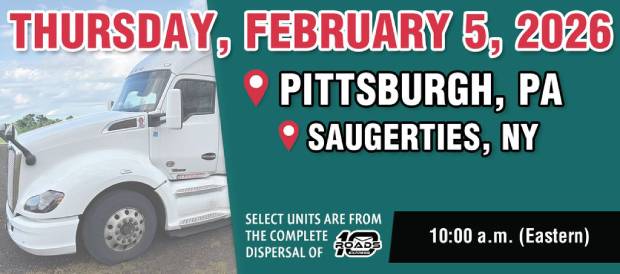 February 2026 Trailer and Miscellaneous Equipment Auction PA NY Locations