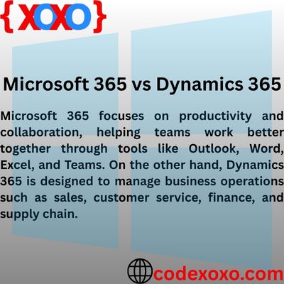 Microsoft 365 vs Dynamics 365