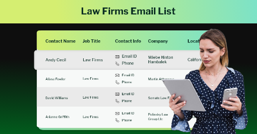 Need a Trusted and Comprehensive Law Firms Email Database?